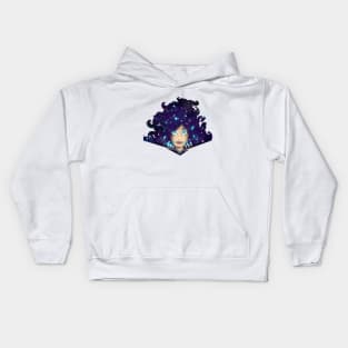 Space Magic Girl Kids Hoodie